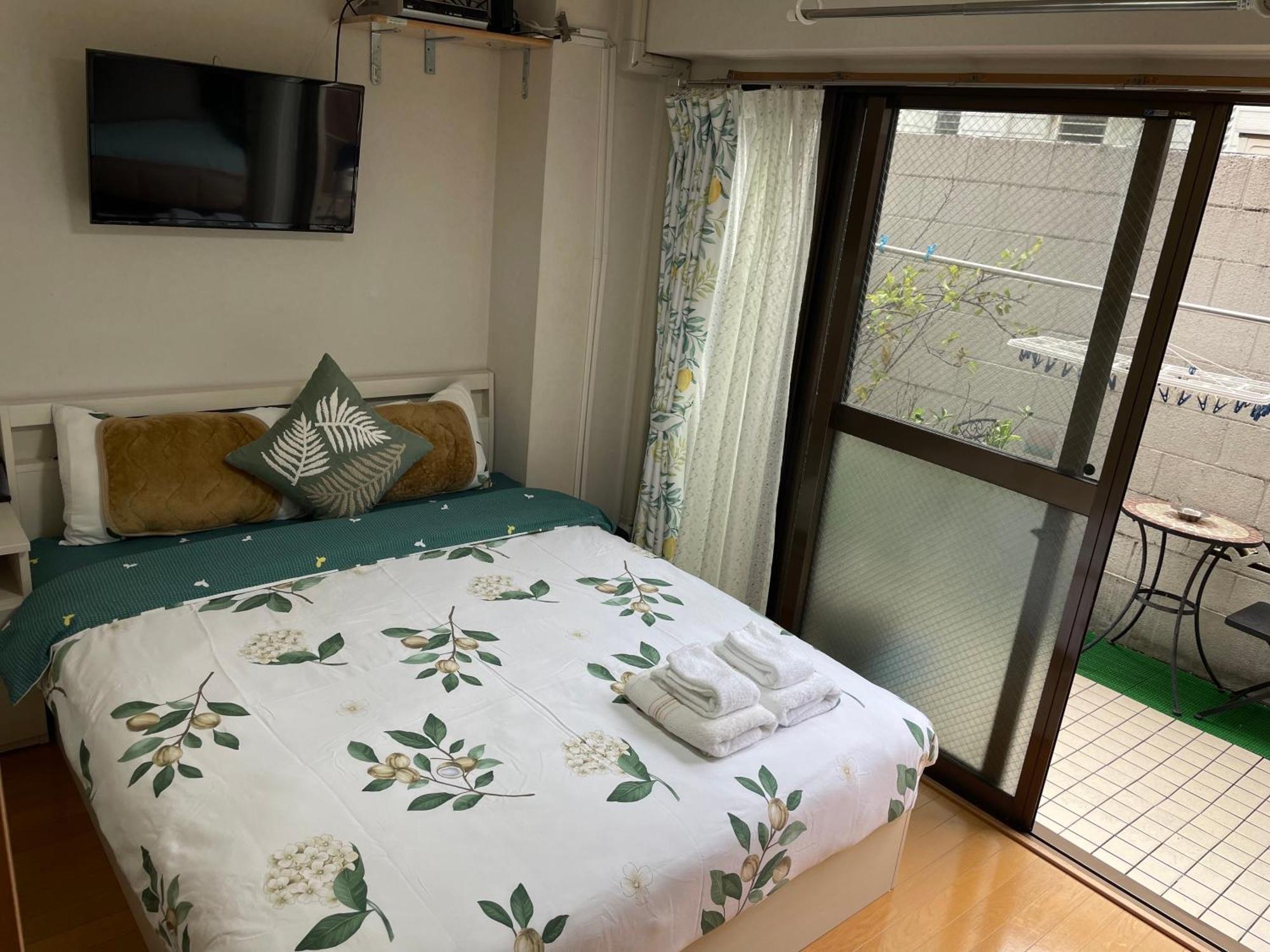新宿庭院の屋-Shinjuku Garden Home -28 Square Meters King Size Bed Garden Room Tokió Kültér fotó